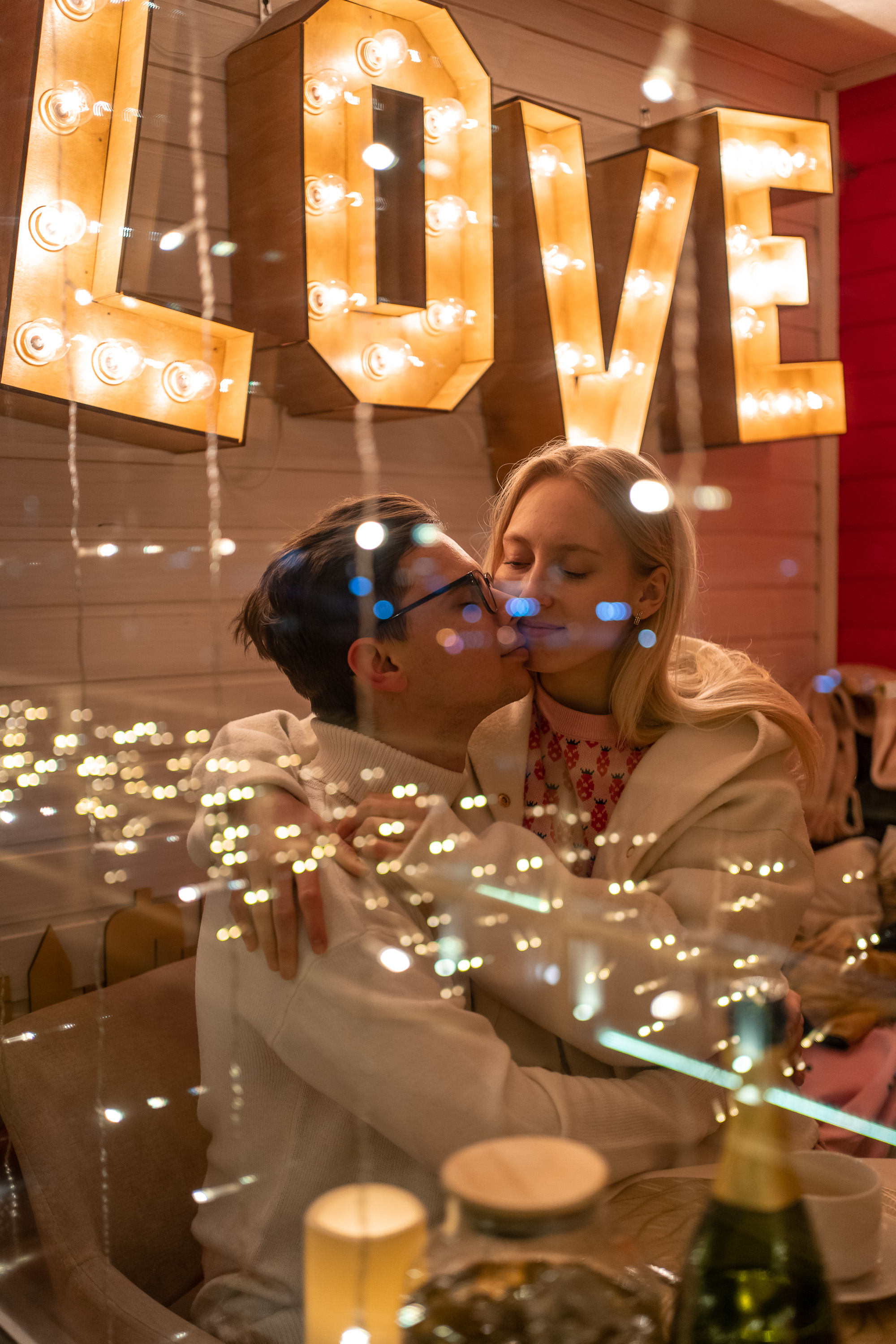 Романтическое свидание на крыше для двоих