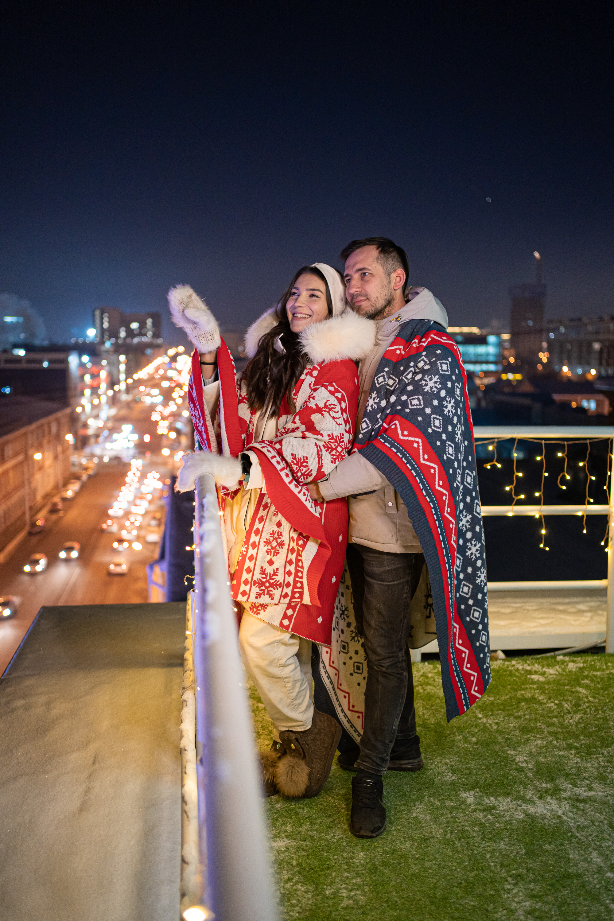 Романтическое свидание на крыше для двоих