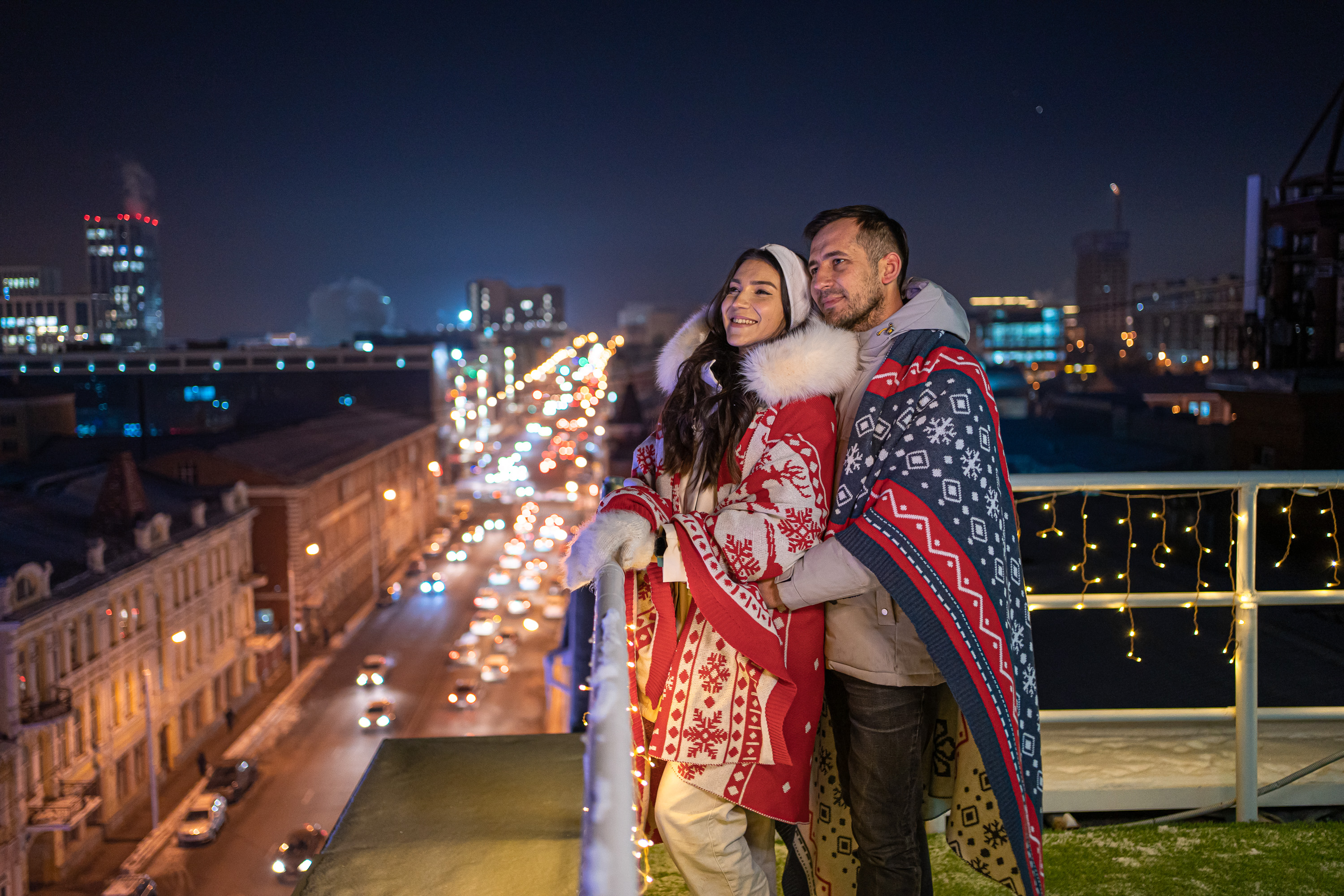 Романтическое свидание на крыше для двоих