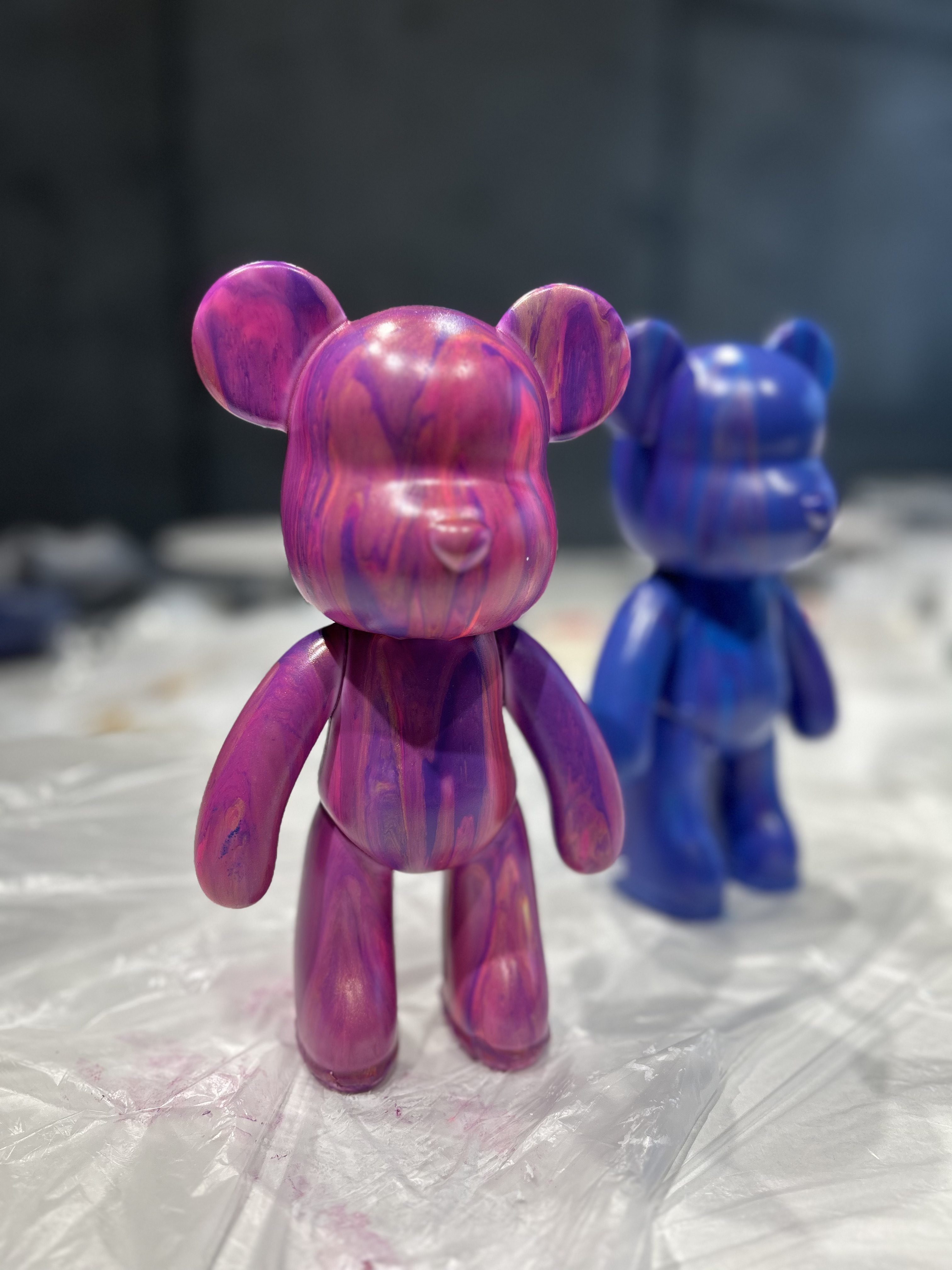 Живопись в технике флюид-арт