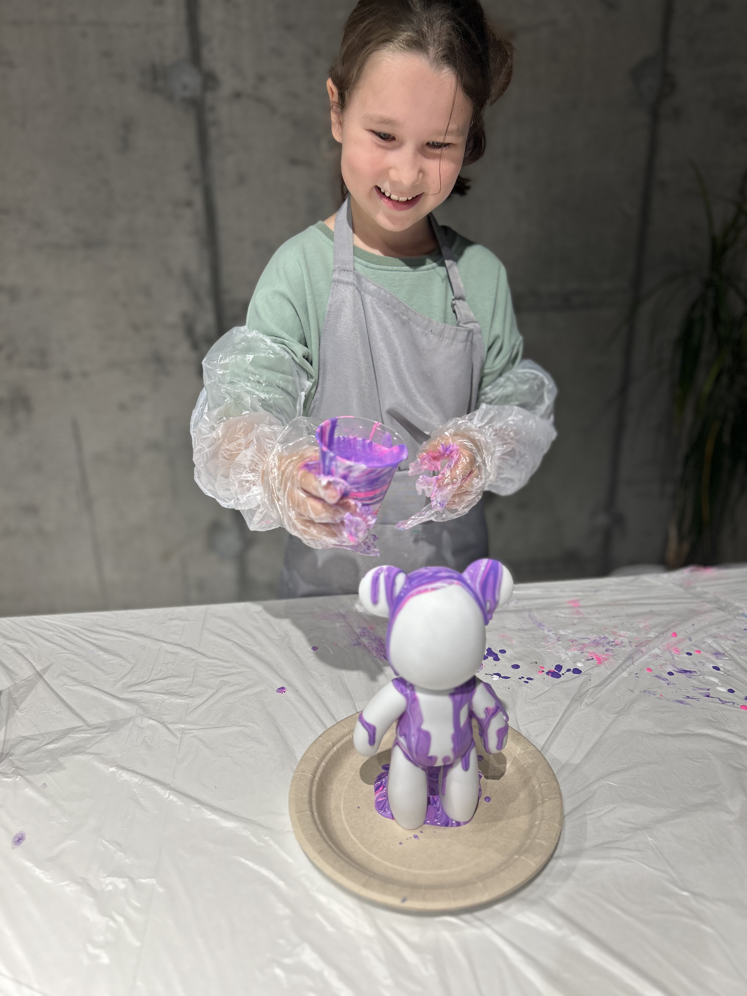 Живопись в технике флюид-арт