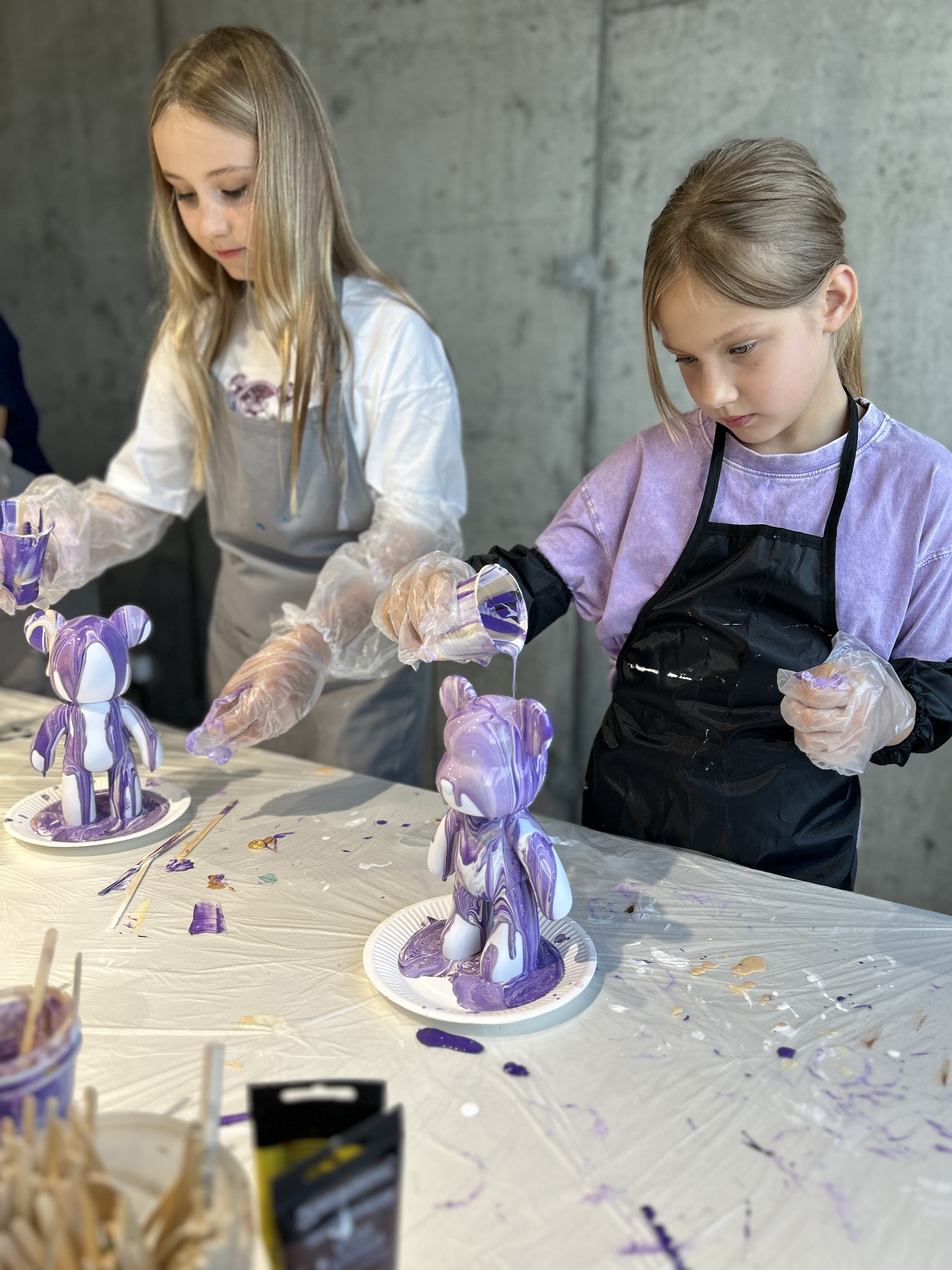 Живопись в технике флюид-арт