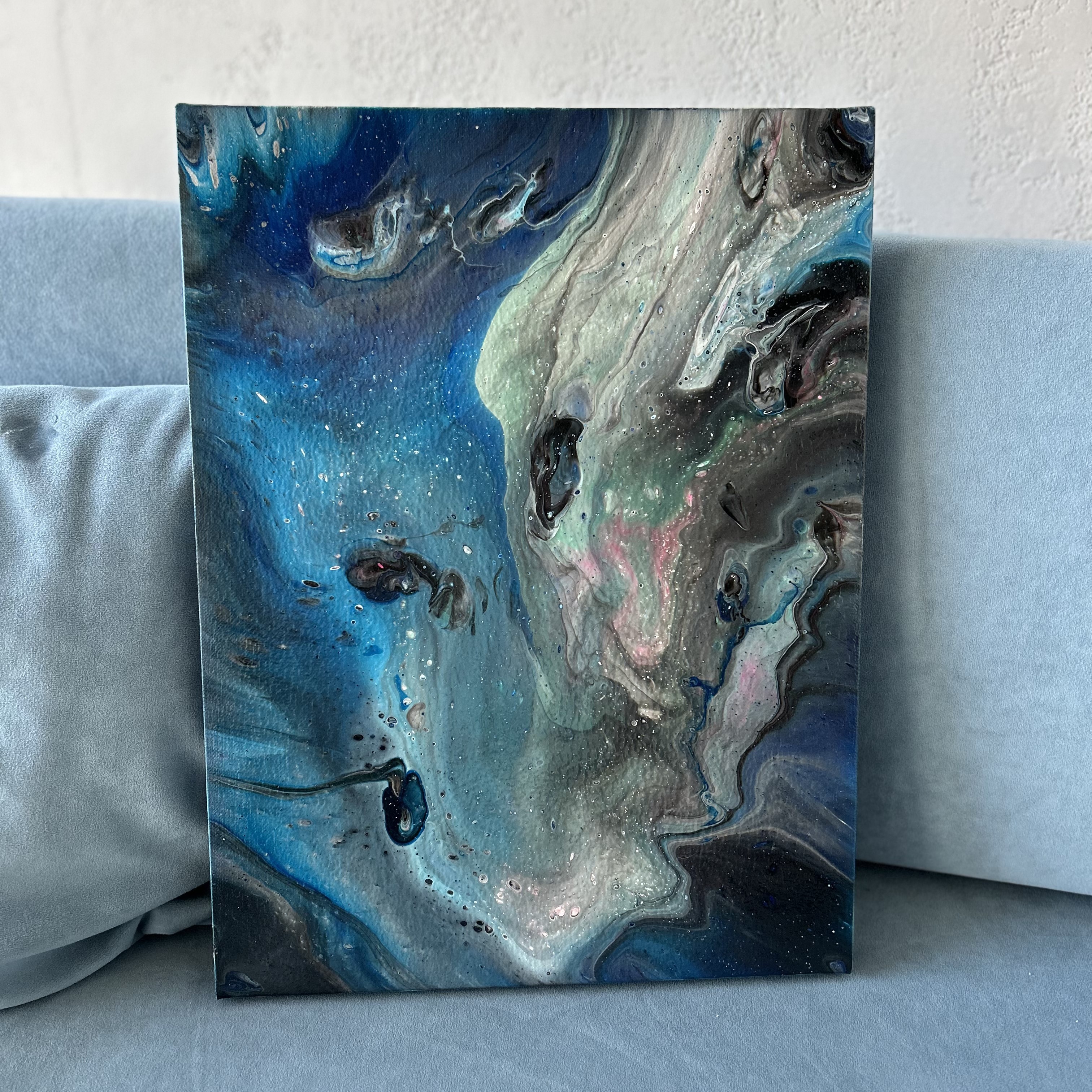 Живопись в технике флюид-арт