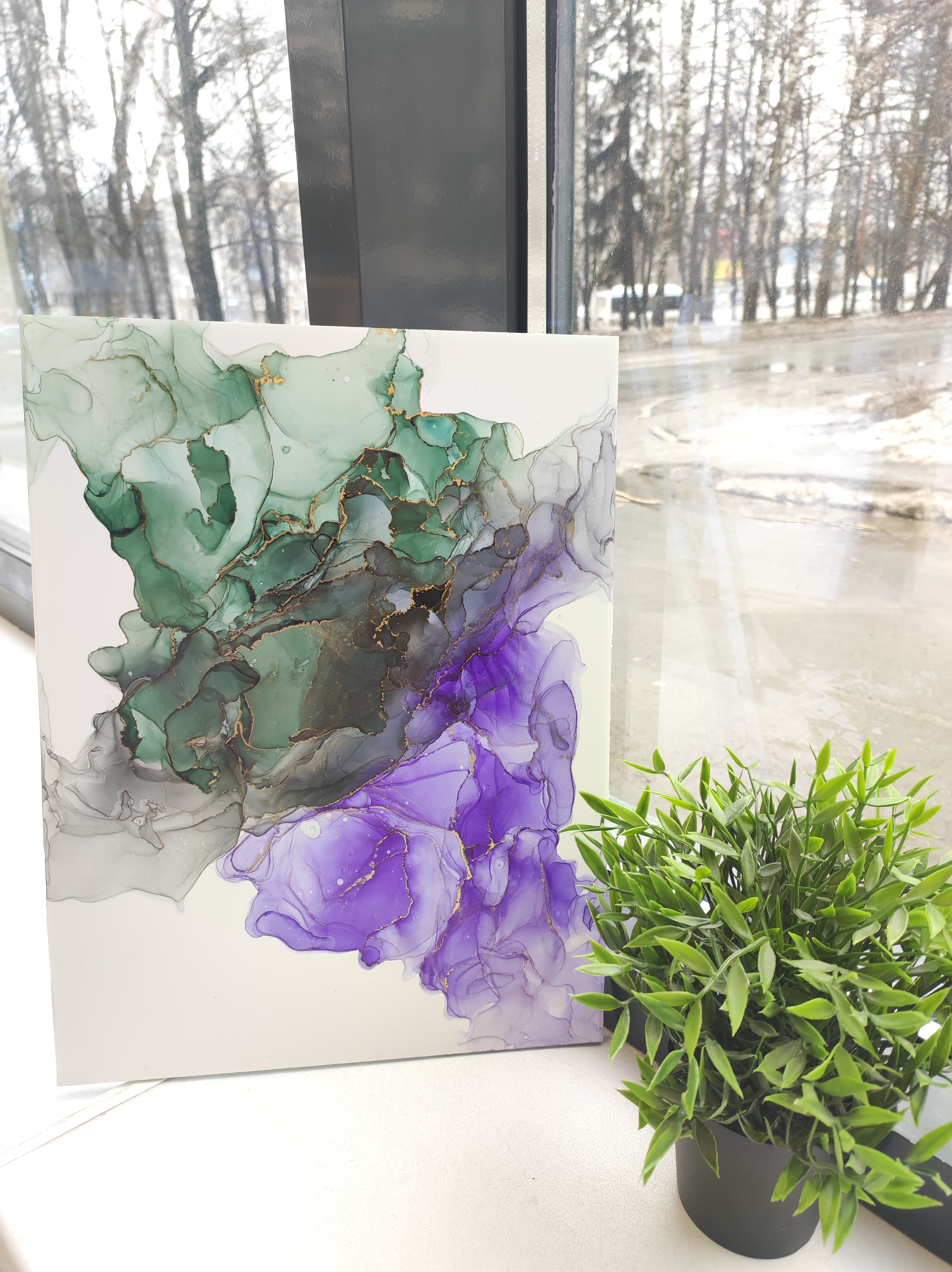 Живопись спиртовыми чернилами