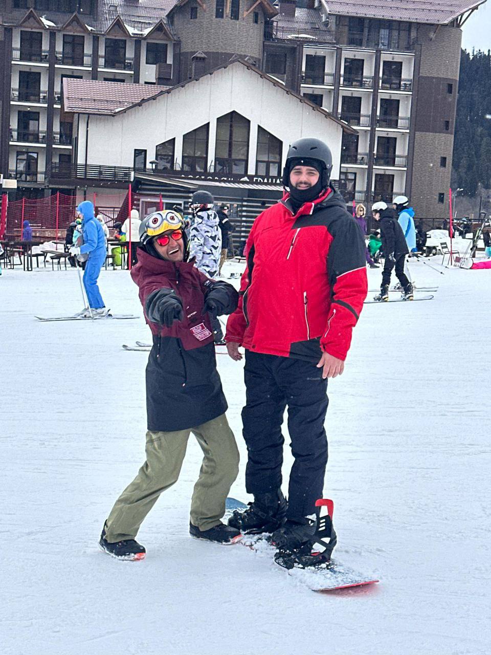 Мастер-класс по катанию на сноуборде