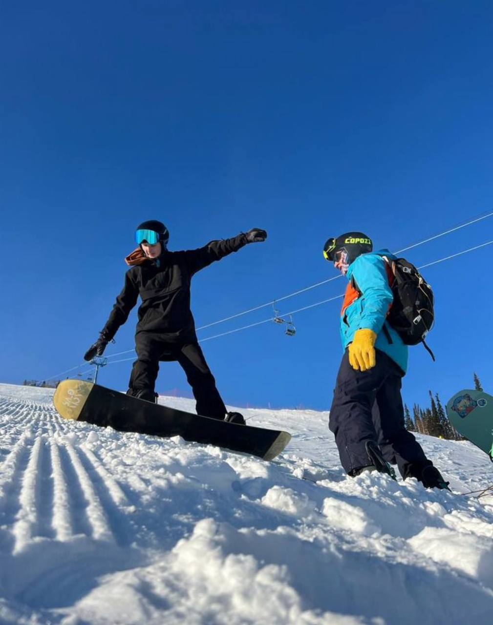 Мастер-класс по катанию на сноуборде