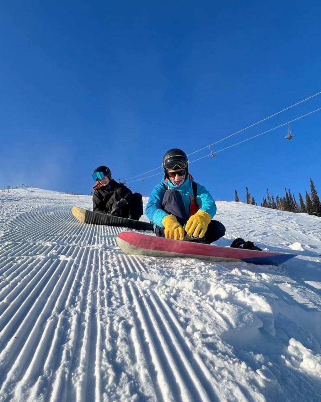 Мастер-класс по катанию на сноуборде
