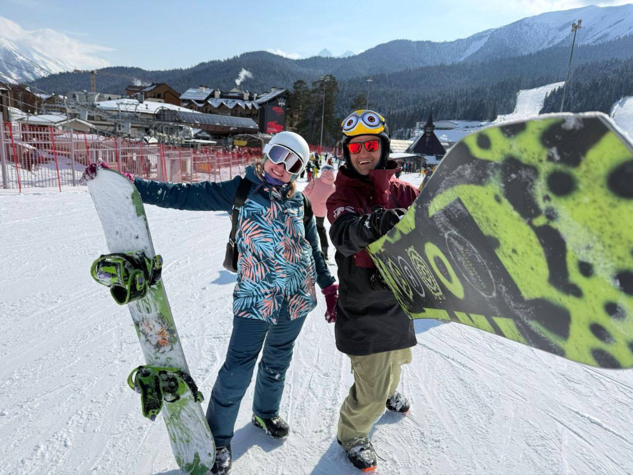 Мастер-класс по катанию на сноуборде